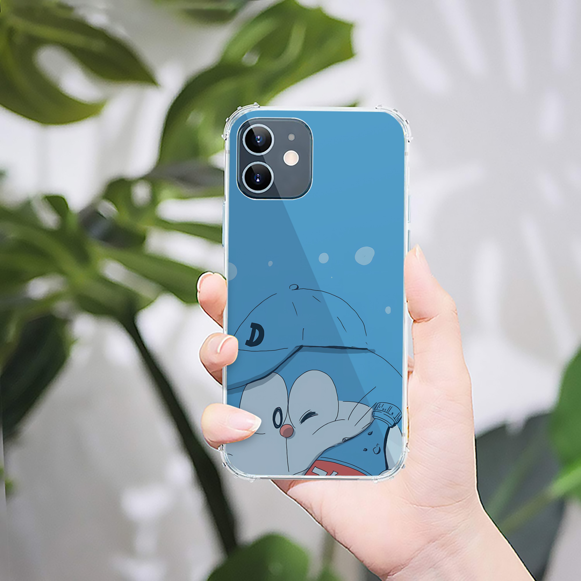 （画像用） ドラえもん Doraemon 【iPhone 12シリーズ対応】透明スマホケース（クリアソフトケース）